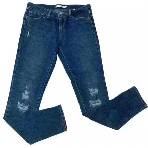 Women’s Levi’s 711 Distressed Skinny Jeans - Picture 2 of 5